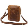 Pánská kožená taška přes rameno Nordee MSD-03 GM08 hnědá