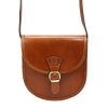 Kožená crossbody kabelka Florence 134 camel