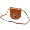 Kožená crossbody kabelka Florence 134 camel