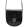 Kožená crossbody kabelka Florence 134 černá
