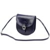 Kožená crossbody kabelka Florence 134 modrá