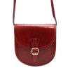 Kožená crossbody kabelka Florence 134 červená