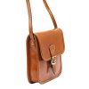 Kožená crossbody kabelka Florence 133 camel