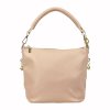 Kožená kabelka Patrizia 419-040-GL pudrově růžová