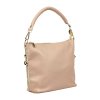 Kožená kabelka Patrizia 419-040-GL pudrově růžová