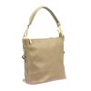 Kožená kabelka Patrizia 419-040-GL béžová