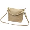 Kožená kabelka Patrizia 419-040-GL béžová