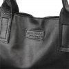 Kožená shopper bag kabelka Angelo 01-001 černá