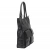 Kožená shopper bag kabelka Angelo 01-001 černá