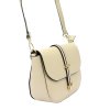 Kožená crossbody kabelka Luka 20-028 DL světle béžová