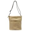 Dámská kožená crossbody kabelka Luka 20-093 béžová