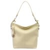 Kožená kabelka Gregorio 1714 béžová