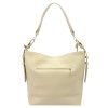 Kožená kabelka Gregorio 1714 béžová