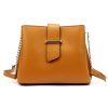 Kožená crossbody kabelka 20-096 camel
