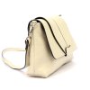 Kožená crossbody kabelka Luka 24-005 světle béžová