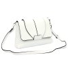 Kožená crossbody kabelka Luka 24-005 bílá