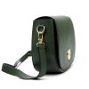 Kožená crossbody kabelka Gregorio 1706-2 zelená