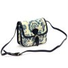 Kožená crossbody kabelka Gregorio  112 FL-4 modrá