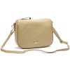 Kožená kabelka MiaMore 24-003 béžová