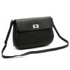 Dámská kožená crossbody Luka 24-008 černá