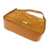 Kožená kufříková kabelka MiaMore 01-066 koňaková