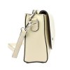 Kožená crossbody kabelka MiaMore 01-067 krémová