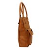 Kožená shopper bag kabelka Angelo 01-001 camel