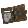 Pánská kožená peněženka Nordee MSD-01 N4L HUNTER hnědá