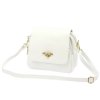 Dámská kožená crossbody kabelka Luka 19-68 Bz bílá
