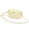 Dámská crosbody kabelka MiaMore 01-059 světle béžová
