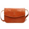 Kožená crossbody kabelka Florence 5511 camel