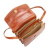 Kožená crossbody kabelka Florence 5511 camel