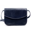 Kožená crossbody kabelka Florence 5511 modrá