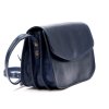 Kožená crossbody kabelka Florence 5511 modrá