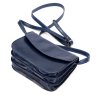 Kožená crossbody kabelka Florence 5511 modrá