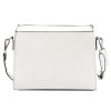 Kožená crossbody kabelka MiaMore 01-067 bílá