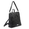 Dámský kožený batoh MiaMore 01-061 černý
