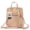 Dámský kožený batoh MiaMore 01-010 růžový
