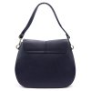 Kožená kufříková kabelka Luka 24-033 modrá