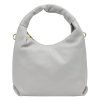 Kožená crossbody kabelka Luka 24-035 šedá