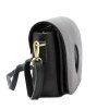 Kožená crossbody kabelka Gregorio SA828 černá