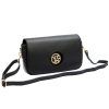 Kožená crossbody kabelka Gregorio SA828 černá