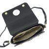 Kožená crossbody kabelka Gregorio SA828 černá