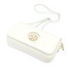 Kožená crossbody kabelka Gregorio SA828 bílá