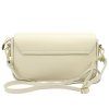 Kožená crossbody kabelka Gregorio SA828 béžová