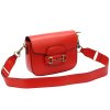 Kožená kabelka Luka 20-095 červená