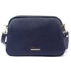 Kožená crossbody kabelka Miamore 01-068 tmavě modrá