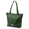 Kožená kabelka MiaMore 01-058 zelená
