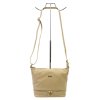 Kožená crossbody kabelka MiaMore 01-019 tmavě béžová