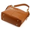 Kožená kabelka Gregorio 1714 koňaková